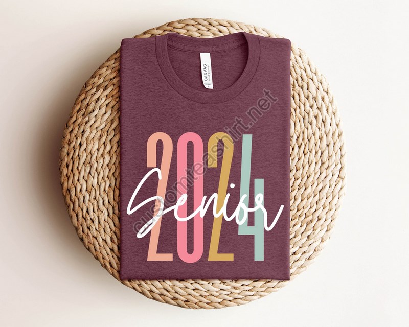 Senior 2024 T-shirt2024 Graduateclass Of 2024 T-shirtclass Of 2024 Shirt2024 Graduate T-shirthigh School Senior 2024 Graduate T-shirt