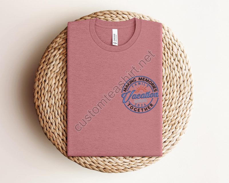 Embroidered Family Vacation Shirtvacation Embroidery Shirt Embroidery Shirtvacation In Family Shirtgift For Vacation Shirt