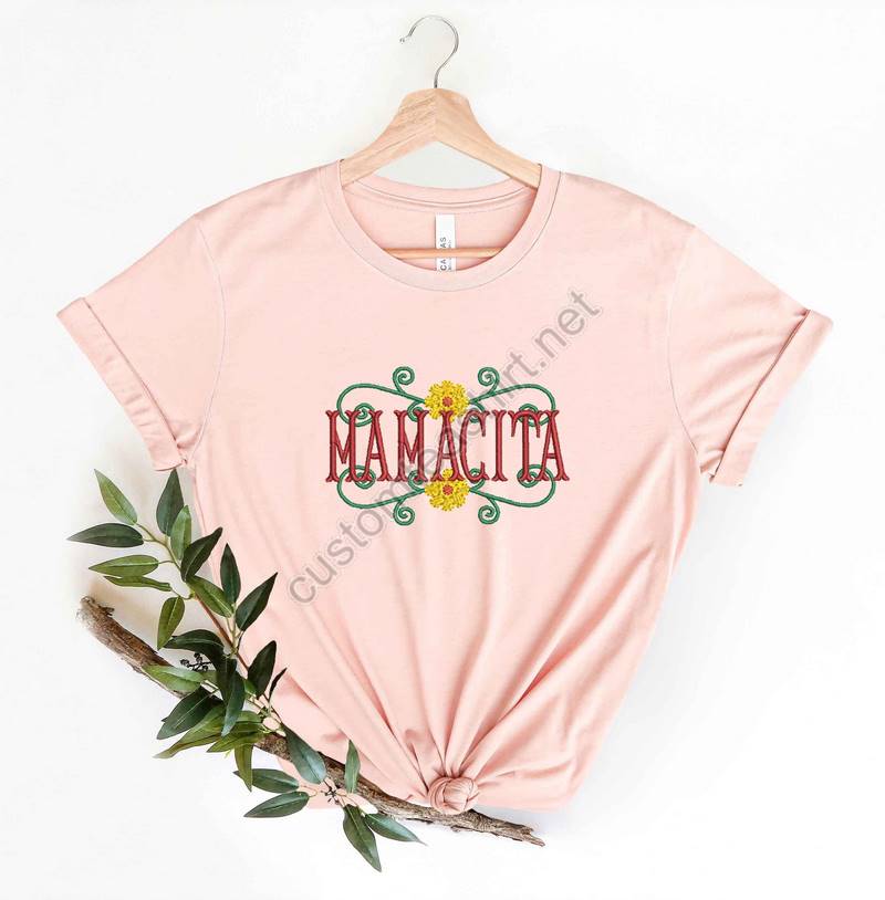 Mamacita Embroidery Shirtdown To Fiesta Embroidery Shirtcinco De Mayo Fiesta Embroidery Shirtmexico Embroidery Shirt