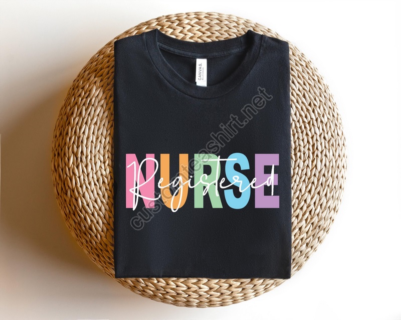 Registered Nurse Shirt For Women Rn Tshirt For Registered Nurse Nursing T-shirt For Nurse Gift For Registered Nurse Rn Graduation Gift