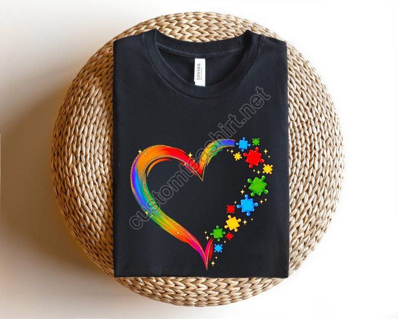 Autism Heart Awareness Shirtautism Shirtautism Momawareness Shirtpuzzle Shirtautism Mom Shirtautism Awareness