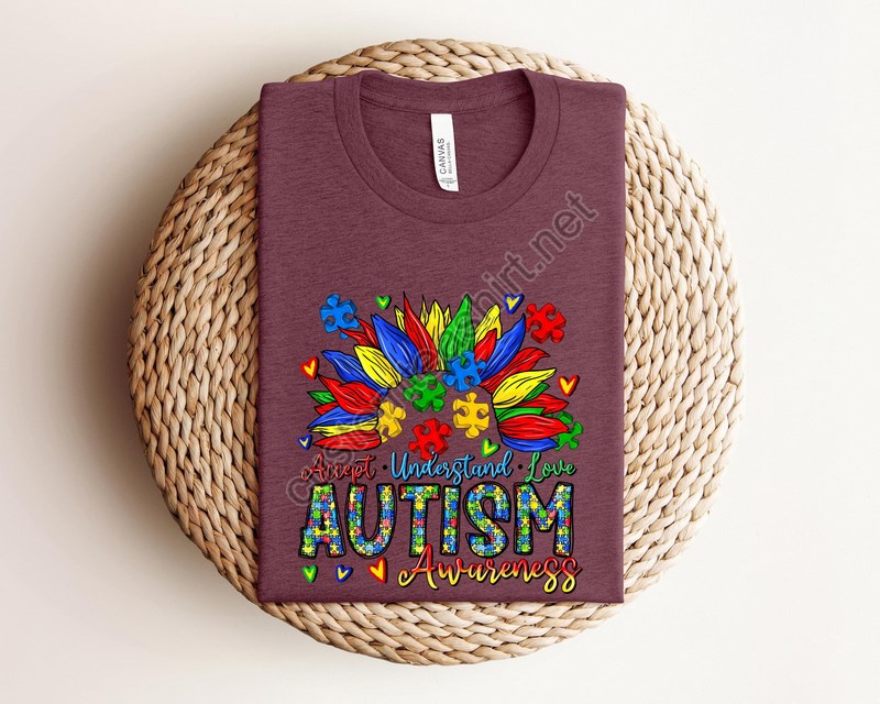 Accept Understand Love Autism Awareness Shirtautism Shirtautism Momawareness Shirtpuzzle Shirtautism Mom Shirtautism Awareness