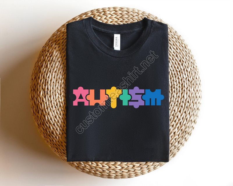 Colorful Autism Puzzle Shirt Autism Shirt Autism Mom Shirt Puzzle Shirt Autism Puzzle Shirt Autism Awareness Shirt Proud Mom Shirt