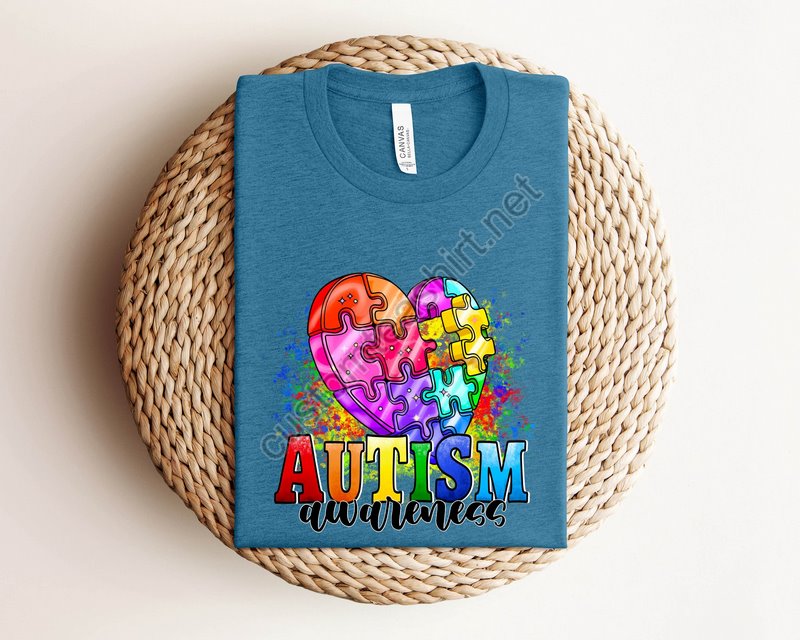 Colorful Autism Puzzle Shirt Autism Shirt Autism Mom Shirt Puzzle Shirt Autism Puzzle Shirt Autism Awareness Shirt Proud Mom Shirt