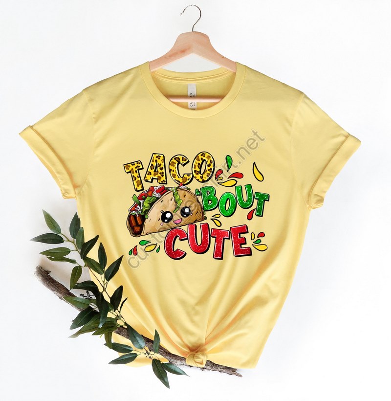 Taco 'bout Cute Shirtwomens Cinco De Mayo Shirtmexican Fiesta Party Shirtsfiesta Squad Shirtmexican Fiesta Giftmexican Food Shirt