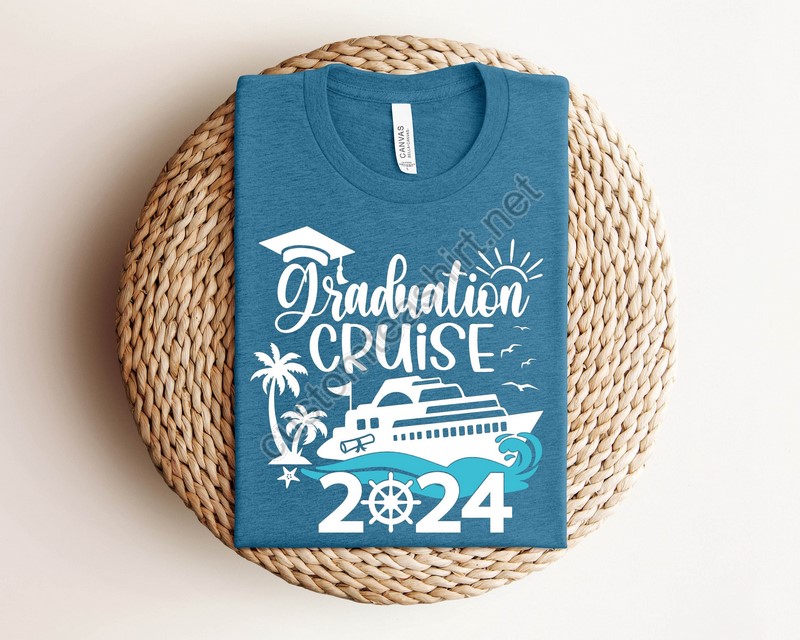 Graduation Cruise 2024 Shirts Graduation Shirt For Womensummer Ship Trip Tee Graduation Vacation 2024 Cruise Shirt Summer Ship Trip Tee