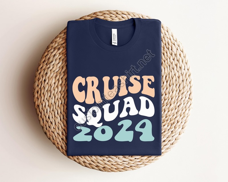 Custom Cruise Squad 2024 Shirt Family Matching Vacation Shirts Cruise Squad 2024 Shirt Cruise Squad Shirts Custom Family Cruise Shirts