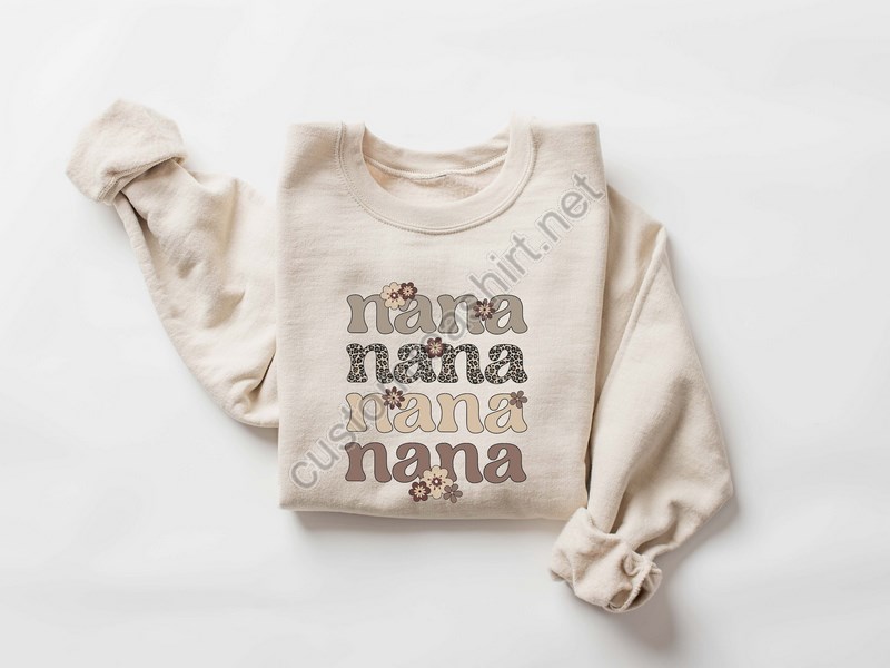 Nana Sweatshirtnana T-shirtnana Teecute Nana Shirtgift For Nanagrandma Giftgrandmother Shirtgrandma Teemimi Gigi Shirts