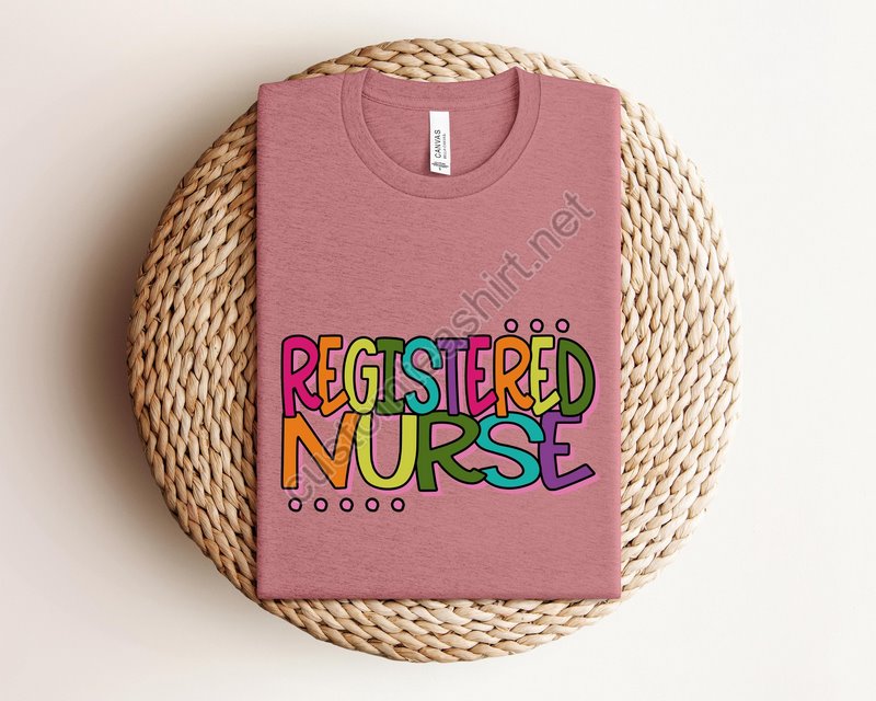 Registered Nurse Shirt For Women Rn Tshirt For Registered Nurse Nursing T-shirt For Nurse Gift For Registered Nurse Rn Graduation Gift