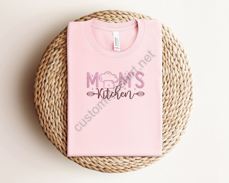 Embroidery Moms Kitchen Shirtbest Mom Embroidery Sweatshirtmother's Day Embroidery Shirtembroidery Mother Giftmama Birthday Gift