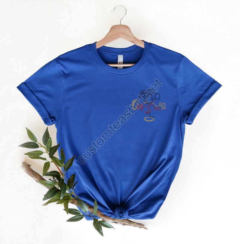 Disney Embroidery Shirtdisney Matching Embroidery Vacation Shirtdisney Family Vacation Embroidery Shirtmickey Embroidery Shirt