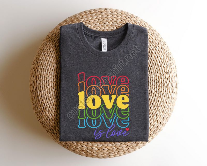 Love Is Love T-shirt Womens Love Is Love Shirt Pride Shirt Mens Love Is Love Shirt Kindness Shirts Lgbtq Support Tees Gay Pride Shirt