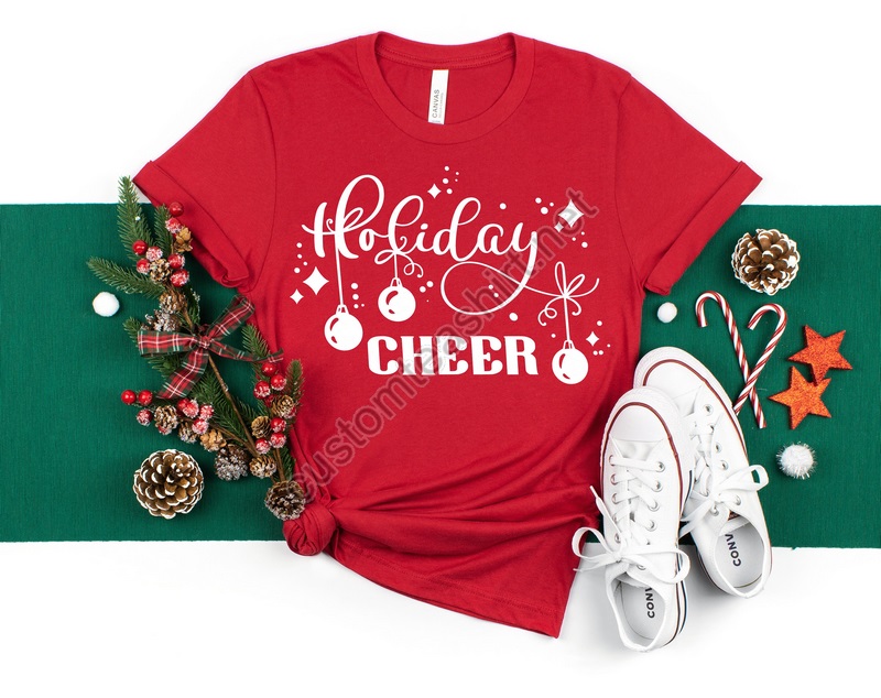 Holiday Cheer Shirtchristmas Gift Gift For Her Let It Snow Hoodie Christmas Sweatshirt Christmas Gift For Family