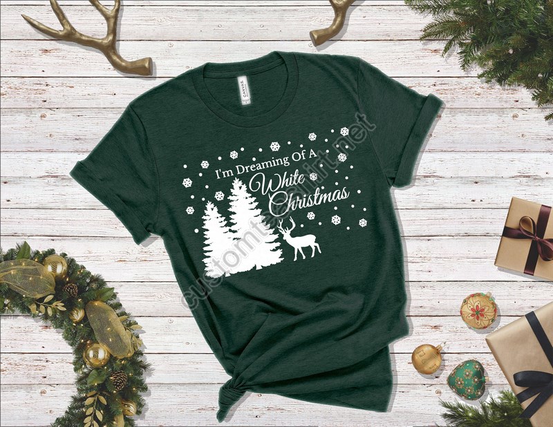 I Am Dreaming Of A White Christmas Shirt Christmas Shirt Santa Squad Christmas Shirt Matching Family Christmas Shirtschristmas Gift