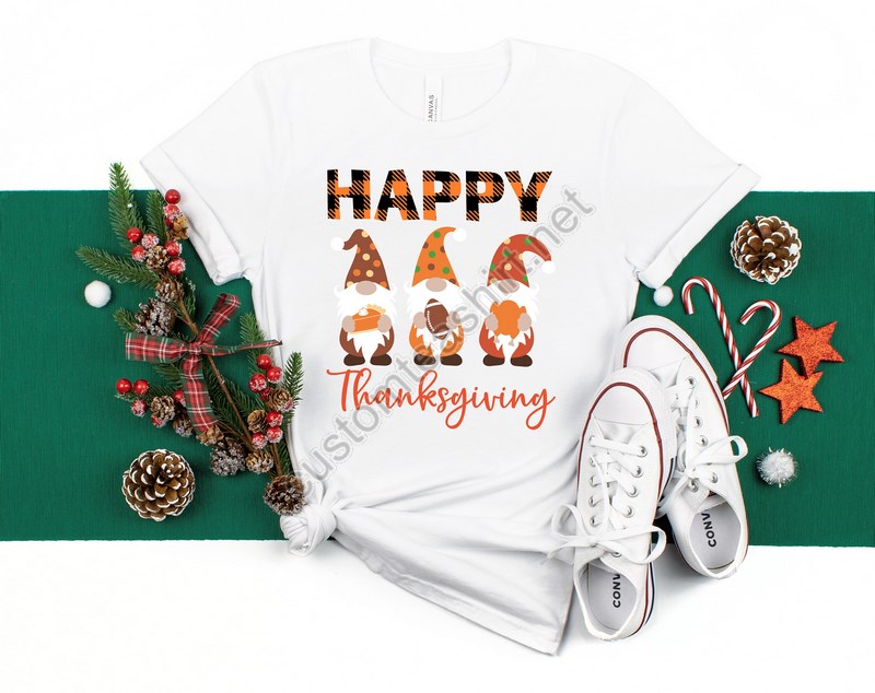 Happy Thanksgiving Shirtthankful Gnomes Shirtthanksgiving Shirt Thankful Shirtfall Shirt Hello Pumpkinfamily Matching Shirt