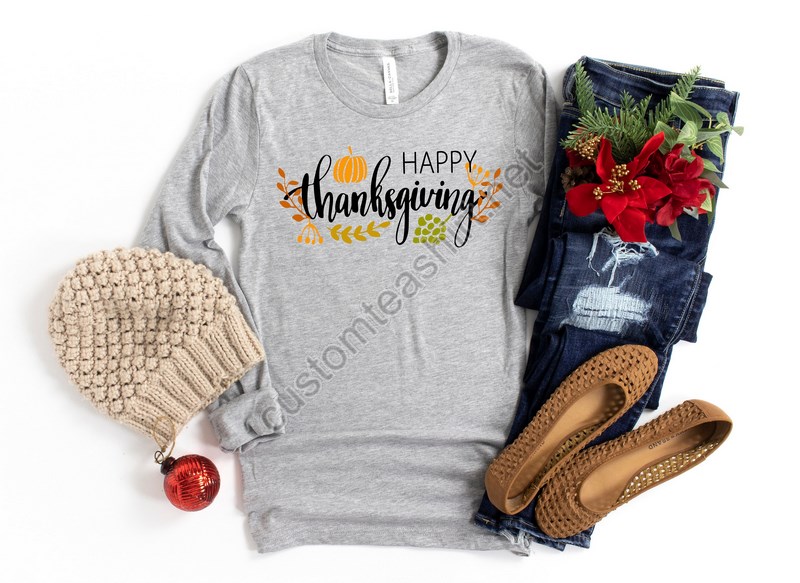 Happy Thanksgiving Shirt Pumpkin Teethanksgiving Family Shirtthanksgiving Matchingfall Truck Shirtfall Shirtpumpkin Truck