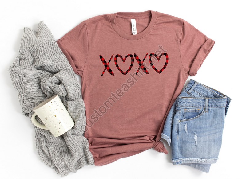 Xoxo Shirtbuffalo Plaid Valentines Day Shirts For Womanheart Shirtcute Valentine Shirtcute Valentine Teevalentines Day Gift