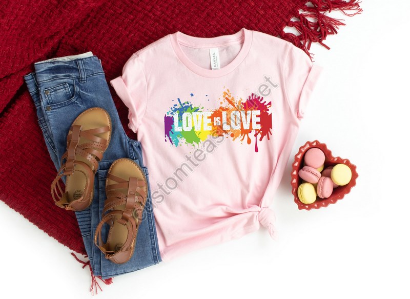 Love Is Love Shirts Valentine's Shirt Valentine's Day Shirt Lgbt Shirt Equality Lgbt Outfit Love Wins Rainbow Pride Shirt