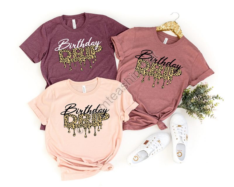 Birthday Shirtbirthday Drip Shirt Drip Squad Shirts Birthday Party Shirts Birthday Shirts For Women Birthday Crew Shirts