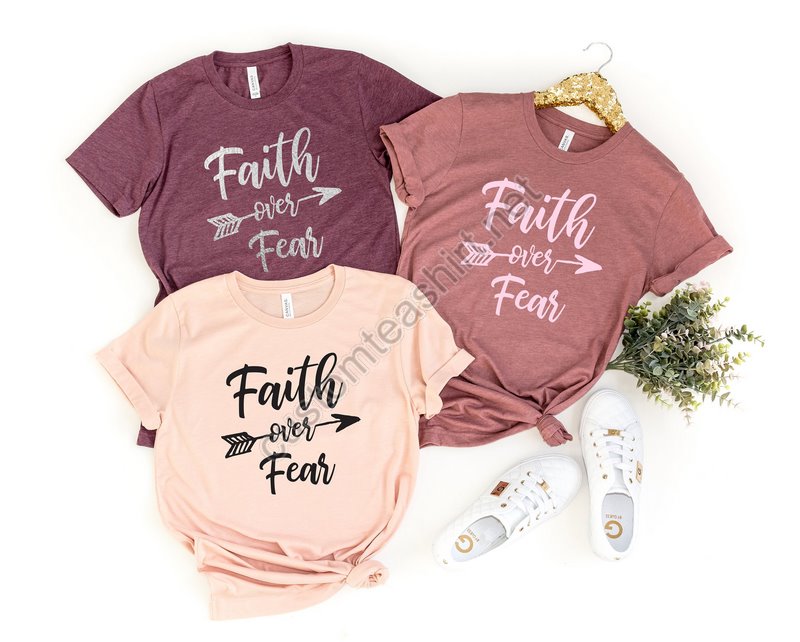 Faith Over Fair Shirtchristian Shirtgift Shirtreligious Shirtchristian Tee For Womenchristian Shirts For Women