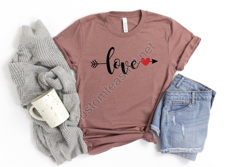 Valentines Day Shirtlove Shirtvalentines Day Shirts For Women Heart Shirt Cute Valentine Shirt Cute Valentine Teevalentines Day Gift