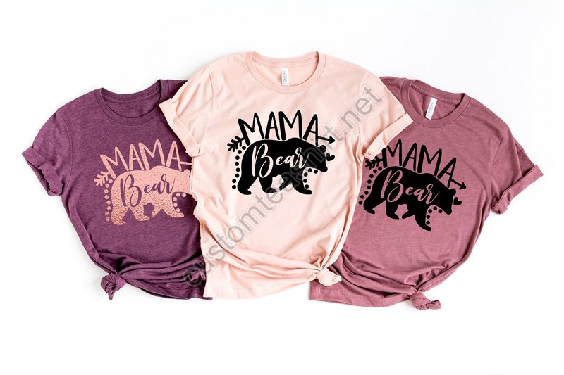 Mama Bear Shirt Mom Shirts Momlife Shirt Shirts For Moms Mothers Day Gift Mama Tee Mama Bear T-shirt Mama Bear Teebaby Shower Gifts