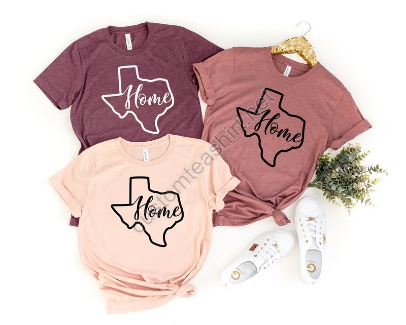 Texas Shirt Texas Shirt Women Texas State T Shirt Texas Cactus Shirt Texas Home Shirt Texas Women's Shirt Home State Shirt Texas Tee