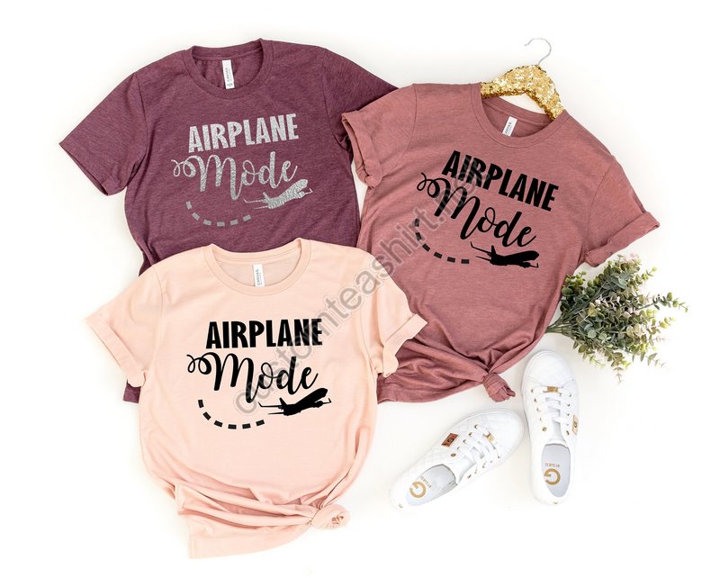 Airplane Mode Shirt Airplane Mode Travel Shirt Vacation Shirt Womens Shirts Gift For Traveler Adventurer Gift Airplane Mode Shirts