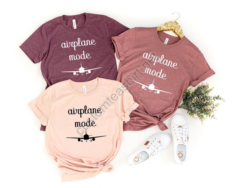 Airplane Mode Shirt Airplane Mode Travel Shirt Vacation Shirt Womens Shirts Gift For Traveler Adventurer Gift Airplane Mode Shirts