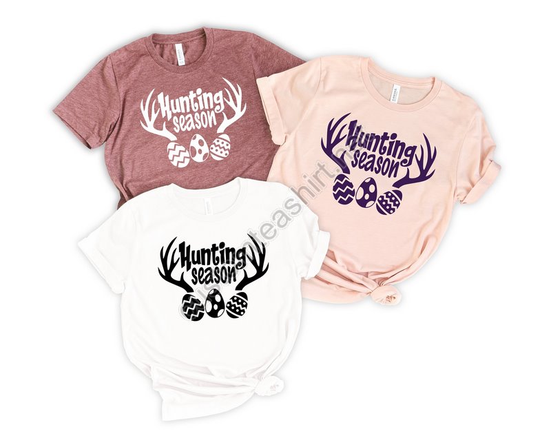 Easter Hunting Season Shirtantlers Easter Shirteaster Shirtcute Easter Shirteaster Day Shirt For Woman Easter Bunny Shirt