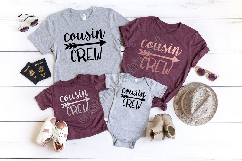 Cousin Crew Shirt Matching Cousin Shirts Family Shirts Cousin Shirts Cousin Matching Camping Shirtchristmas Cousin Shirt