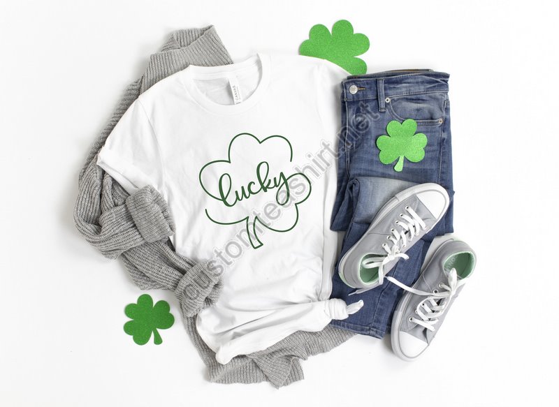 Lucky Shirtst Patrick's Day Shirtlucky Shamrock Shirtshamrock Tee Patrick's Day Giftpatrick's Day Family Matching Shirtdrinking Shirt