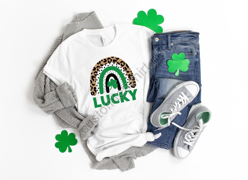 Shamrock Shirtst Patricks Day Shirtlucky Shirtrainbow Shirtlucky Me Shirtirish Shirtleopard Print Shirtkiss Me Shirtst Patricks Tee