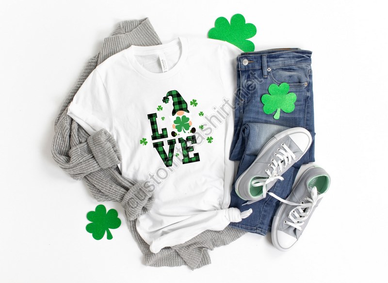 St Patricks Day Gnomes Love Shirtshamrock Shirtsaint Patricks Day Shirtpatricks Day Gnome Shirtsaint Patricks Day Family Matching Shirt