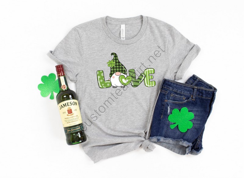 St Patricks Day Gnomes Love Shirtshamrock Shirtsaint Patricks Day Shirtpatricks Day Gnome Shirtsaint Patricks Day Family Matching Shirt