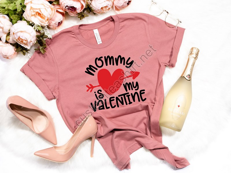 Mommy Is My Valentineboys Valentine Shirtboys Valentine Tshirtvalentines Day Shirtvalentines Day Tshirtmamas Boy Shirtvalentines Gift