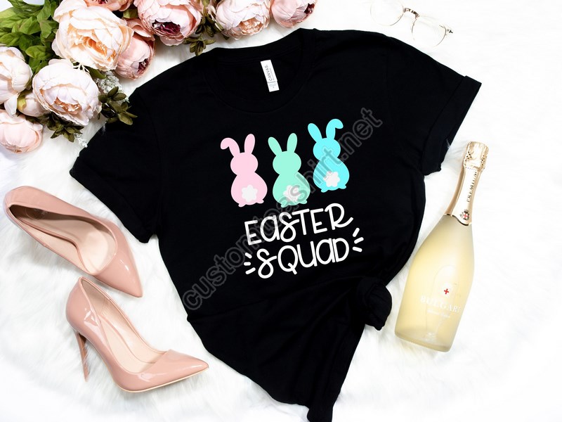 Easter Squad T-shirteaster Shirt For Womaneaster Shirteaster Family Shirteaster Dayeaster Matching Shirteaster Bunny Shirtbunny Shirt