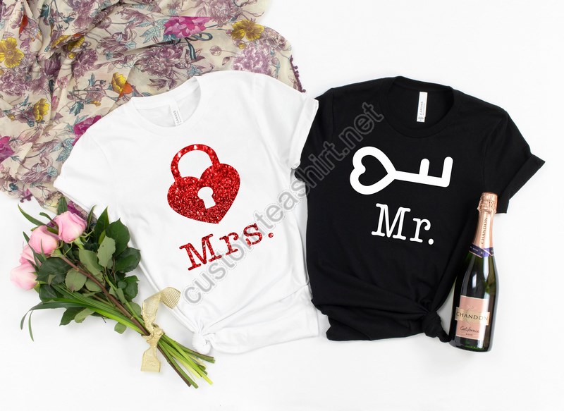 Lock And Key Couple Shirthis Hers Matching Shirts Wedding Giftcouple Valentines Giftlove Shirt Couple Shirtvalentines Gift