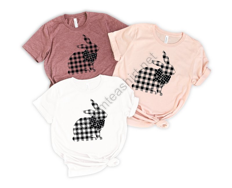 Buffalo Plaid Easter Bunny Shirteaster Shirt For Womancarrot Shirteaster Shirteaster Family Shirteaster Dayeaster Matching Shirt