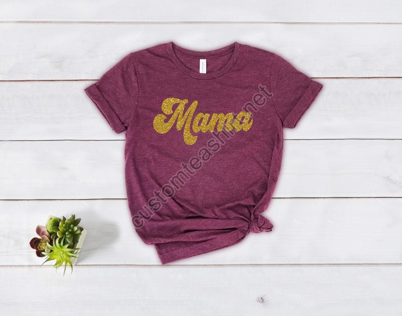 Mama Shirt Retro Mama Shirt Groovy Mama Shirt Shirt Pregnancy Reveal Shirt Mama Shirt Mother's Day Shirt Mama Bear Mom