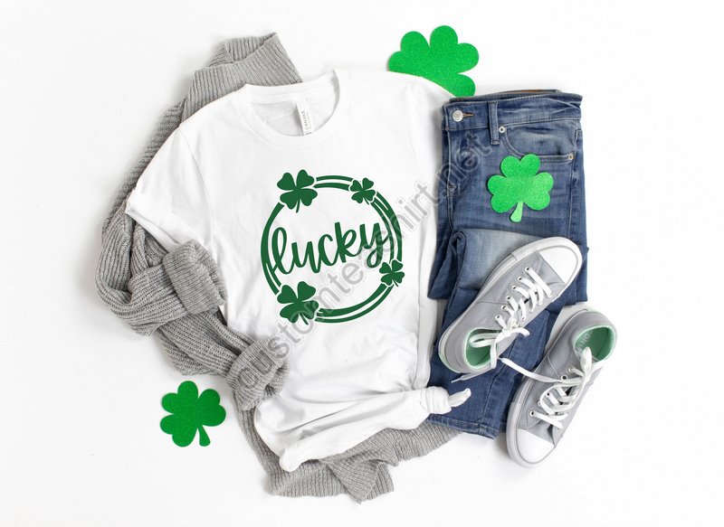 Lucky Shirtst Patrick's Day Shirtlucky Shamrock Shirtshamrock Tee Patrick's Day Giftpatrick's Day Family Matching Shirtdrinking Shirt