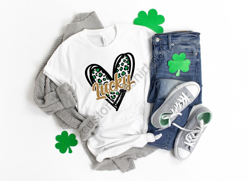 Lucky Leopard Shirtshamrock Shirtsaint Patricks Day Shirtst Paddys Day Shirtleprechaun Shirtsaint Patricks Day Family Matching Shirt