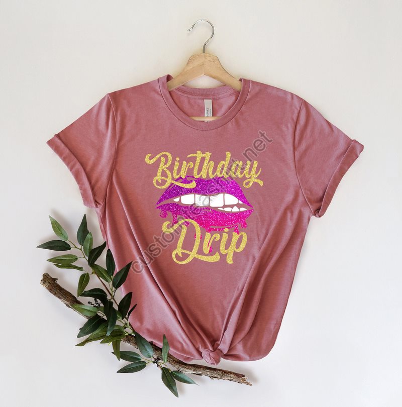 Birthday Drip Shirtbirthday Drip Squad Shirtbirthday Shirt Birthday Party Shirt Birthday Giftbirthday Gift Shirtbirthday Girldiva Tee