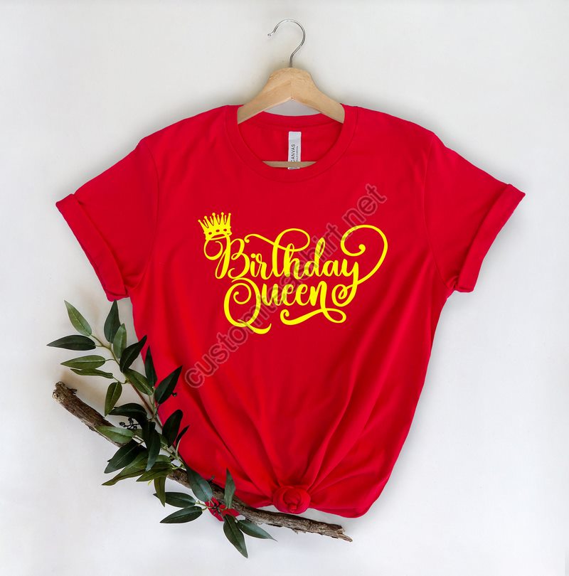 Birthday Queen Shirtbirthday Teebirthday Party Shirtbirthday Giftbirthday Gift Shirtits My Birthday Shirtqueen Birthdaybirthday Girl