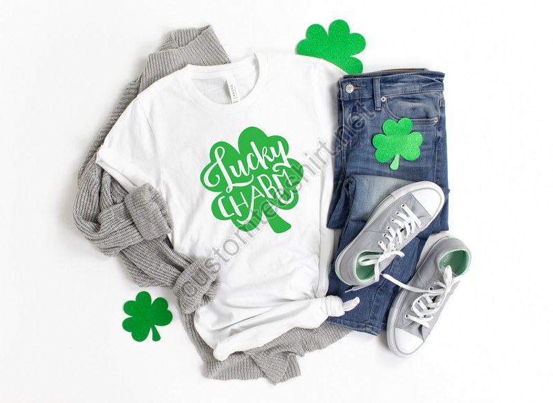 Womens St Pattys Day Shirt Shamrock Tee Lucky Charm Shirt St Patricks Day Shirt Womens St Patricks Day Shirt Irish Womens Shirt