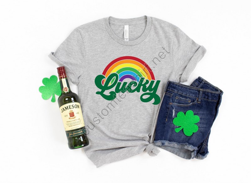 Shamrock Shirtst Patricks Day Shirtlucky Shirtrainbow Shirtlucky Me Shirtirish Shirtwatercolor Shirtkiss Me Shirtst Patricks Tee