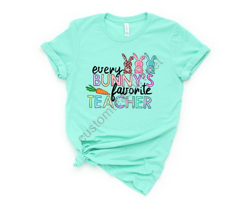 Every Bunny Favorite Teacher Shirtteacher Shirteaster Teacher Shirt Teacher T-shirt Teacher Teepeeps T-shirt Easter Shirteaster Day