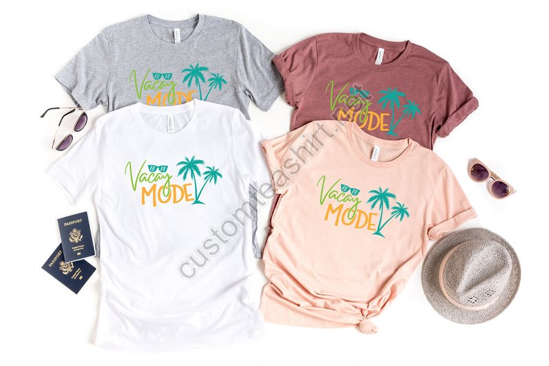 Vacation Shirt Vacay Mode Shirt Vacation Shirts For Women Funny Travel Shirt Vacay Mode Vacation Teestraveler Giftwomens Travel Shirt