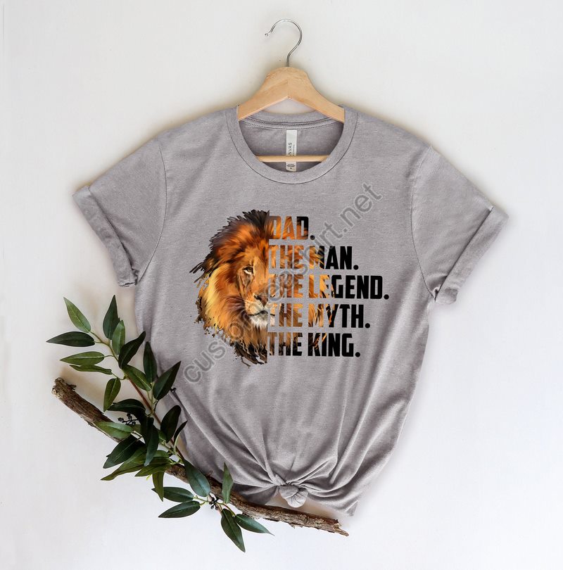 Dad The Man The Legend The Myth The King Watercolor Shirtnew Dad Shirtdad Shirtdaddy Shirtfather's Day Shirtbest Dad Shirtgift For Dad