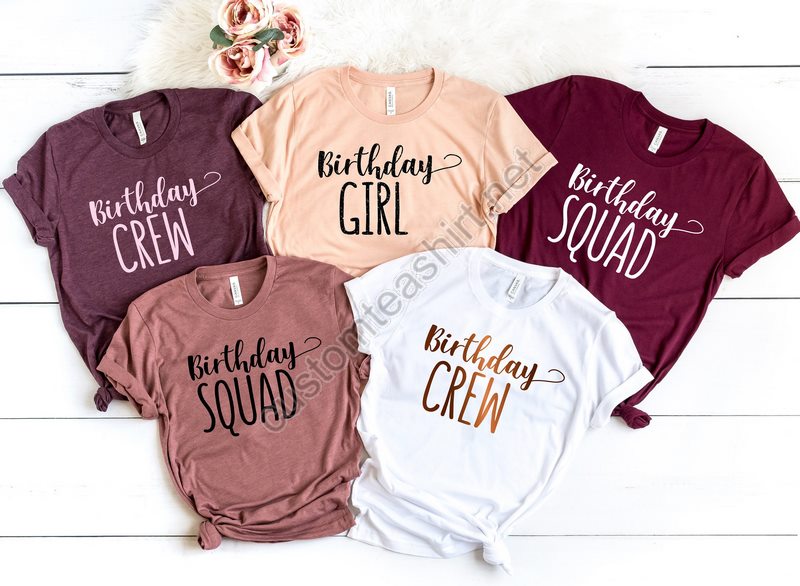 Birthday Group Shirts Birthday Crew Shirts Birthday Squad Shirts I Am The Birthday Girl Birthday Party Shirt Birthday Group Party